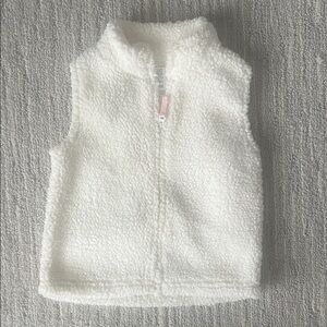 Carter's kids White Sherpa Vest - 18 months